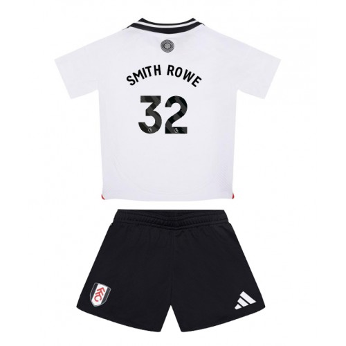 Fotballdrakt Barn Fulham Emile Smith Rowe #32 Hjemmedraktsett 2024-25 Kortermet (+ Korte bukser)